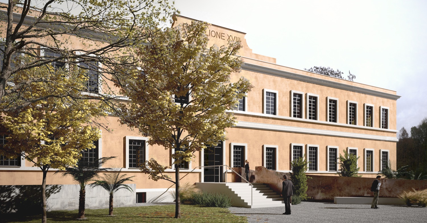 Render padiglione Santa Maria della Pietà