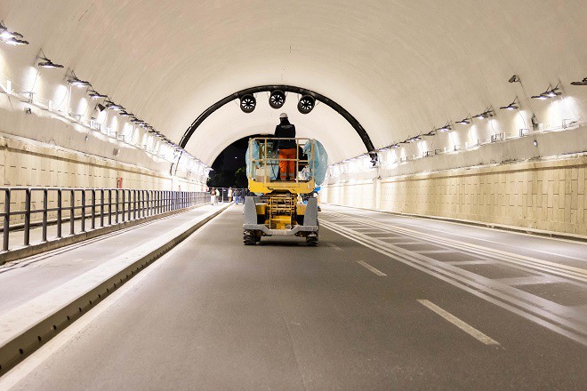 Galleria PASA, cantiere in chiusura